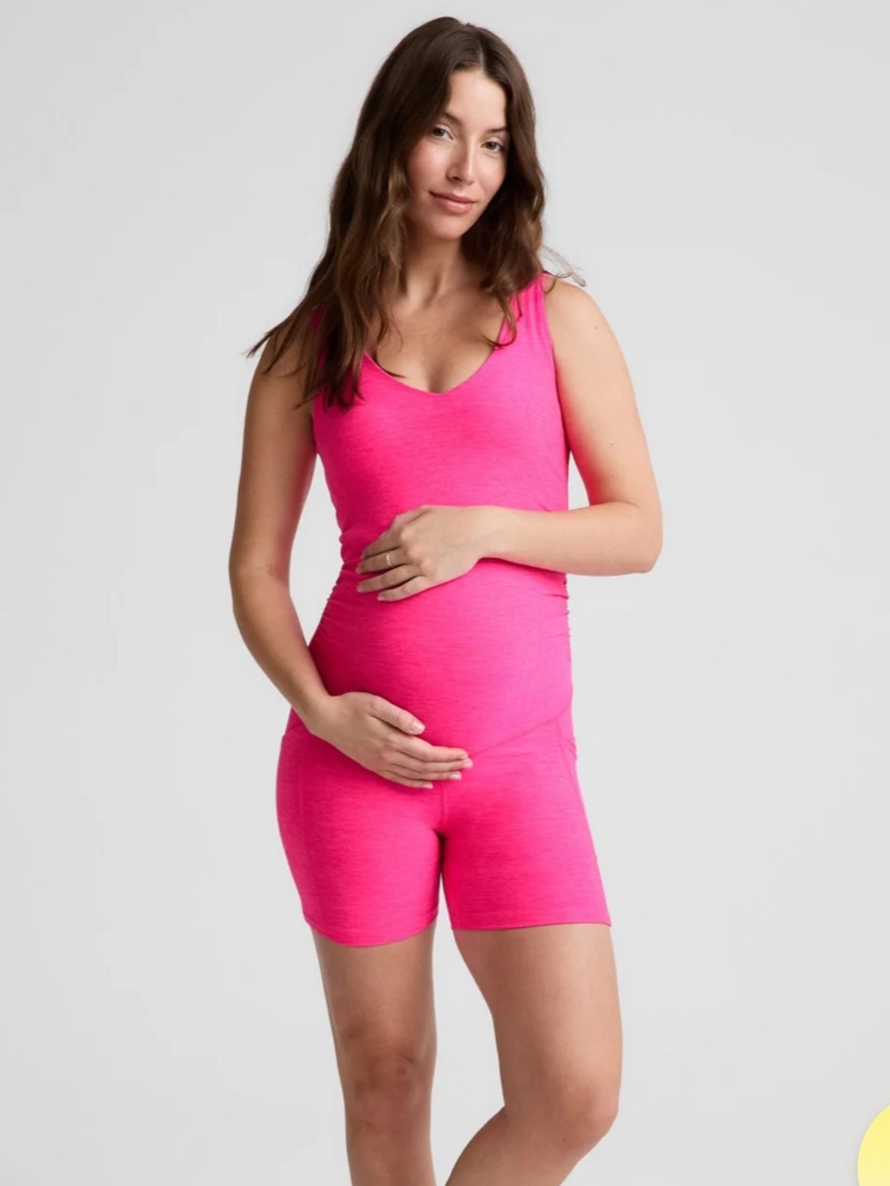 Beyond Yoga Maternity Hot Pink Jumpsuit